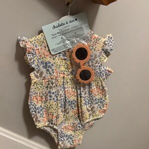 Floral Kids One Piece - Multicolor